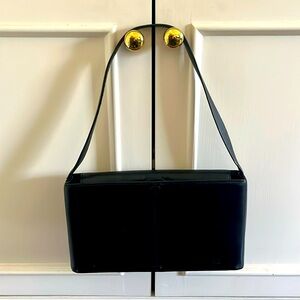 Donna Karan DKNY black leather handbag